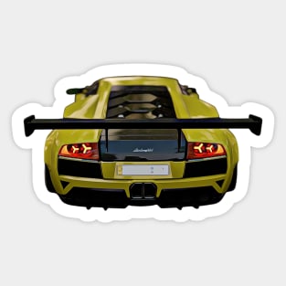 Murciélago GT Cartoon Sticker